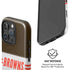 NFL Cleveland Browns White Striped iPhone 16 Pro Magsafe Impact Case