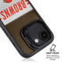 NFL Cleveland Browns White Striped iPhone 16e Kickstand Case