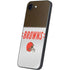 NFL Cleveland Browns White Striped iPhone 16e Skin