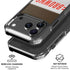 NFL Cleveland Browns White Striped iPhone 18 Pro Clear Case