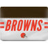 NFL Cleveland Browns White Striped Apple MacBook Air Skin