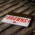 NFL Cleveland Browns White Striped Apple MacBook Air Skin