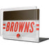 NFL Cleveland Browns White Striped MacBook Cases