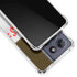 NFL Cleveland Browns White Striped Moto G 5G (2025) Clear Case