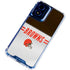 NFL Cleveland Browns White Striped Moto G 5G (2024) Clear Case
