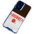 NFL Cleveland Browns White Striped Moto G Play 4G (2024) Clear Case