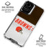 NFL Cleveland Browns White Striped Moto G Power 5G (2024) Clear Case