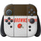 NFL Cleveland Browns White Striped Nintendo Switch 2 (2025) Joy-Con Controller Skin