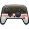 NFL Cleveland Browns White Striped Nintendo Switch 2 (2025) Pro Controller Skin