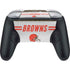NFL Cleveland Browns White Striped Nintendo Switch 2 (2025) Pro Controller Skin