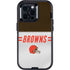 NFL Cleveland Browns White Striped Otterbox Defender iPhone Skin