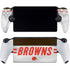 NFL Cleveland Browns White Striped PlayStation PS5 Skins
