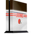 NFL Cleveland Browns White Striped PlayStation PS4 Skins