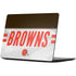 NFL Cleveland Browns White Striped Surface Laptop 7 15in Skin