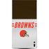 NFL Cleveland Browns White Striped XBox Series X Digital Edition Console Skin
