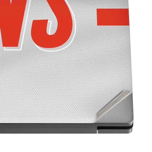 NFL Cleveland Browns White Striped Dell XPS Skin