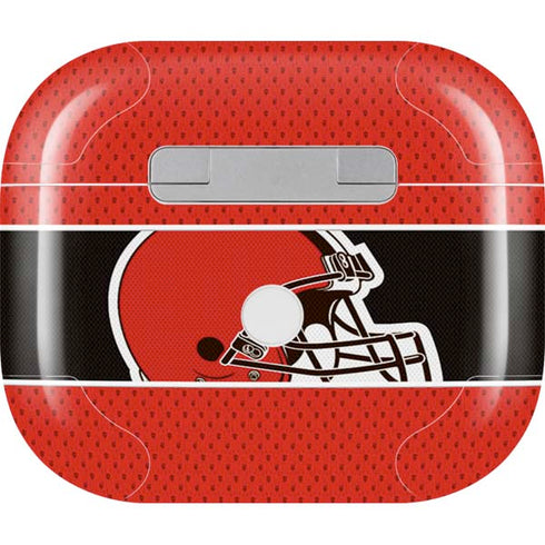 NFL Cleveland Browns Zone Block Apple AirPods (3rd Gen 2021) Skin