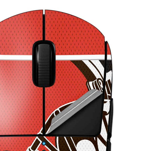 NFL Cleveland Browns Zone Block G Pro Wireless Gaming Mouse Skin