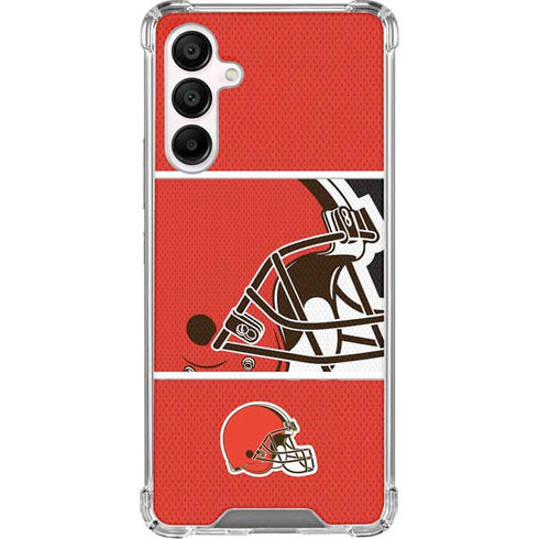 NFL Cleveland Browns Zone Block Galaxy A16 5G Clear Case