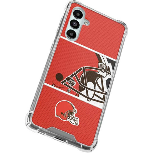 NFL Cleveland Browns Zone Block Galaxy A16 5G Clear Case