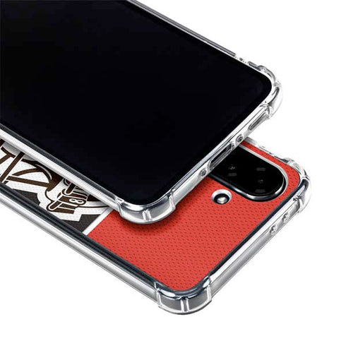 NFL Cleveland Browns Zone Block Galaxy A36 5G Clear Case
