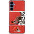 NFL Cleveland Browns Zone Block Galaxy A55 5G Clear Case
