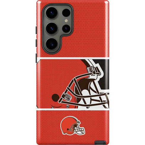 NFL Cleveland Browns Zone Block Galaxy S23 Ultra Pro Case