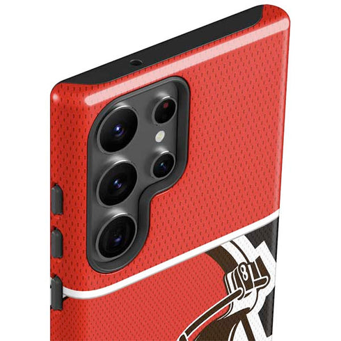 NFL Cleveland Browns Zone Block Galaxy S23 Ultra Pro Case