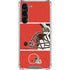 NFL Cleveland Browns Zone Block Galaxy S24 FE Clear Case