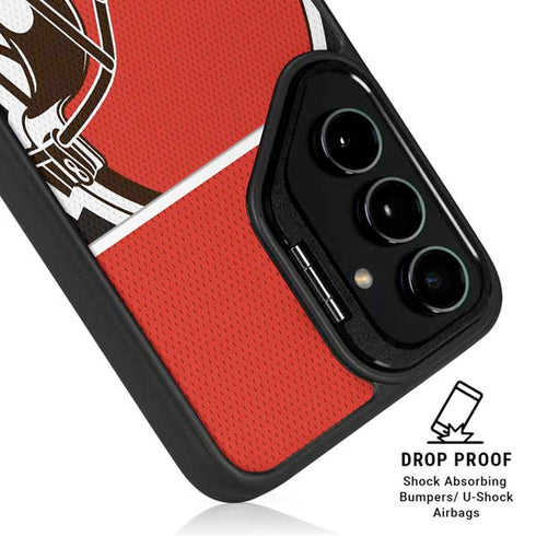 NFL Cleveland Browns Zone Block Galaxy S25 Kickstand Case