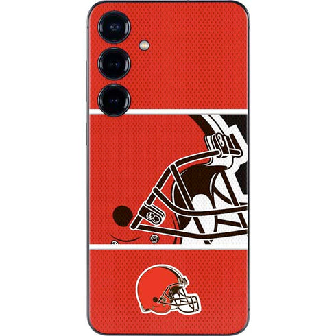 NFL Cleveland Browns Zone Block Galaxy S24 Plus Skin