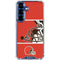 NFL Cleveland Browns Zone Block Galaxy S25 Plus Clear Case