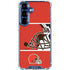 NFL Cleveland Browns Zone Block Galaxy S25 Plus Clear Case