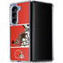 NFL Cleveland Browns Zone Block Galaxy Z Fold5 5G Clear Case