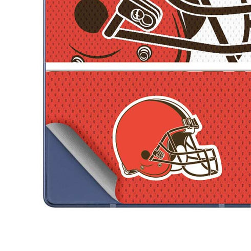 NFL Cleveland Browns Zone Block Galaxy Z Fold6 Skin