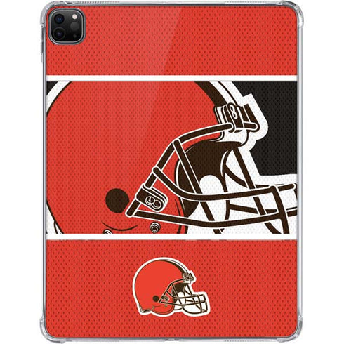 NFL Cleveland Browns Zone Block iPad Pro 11in (2024) Clear Case