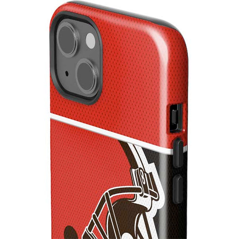 NFL Cleveland Browns Zone Block iPhone 15 Impact Case