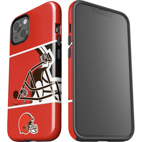 NFL Cleveland Browns Zone Block iPhone 15 Impact Case