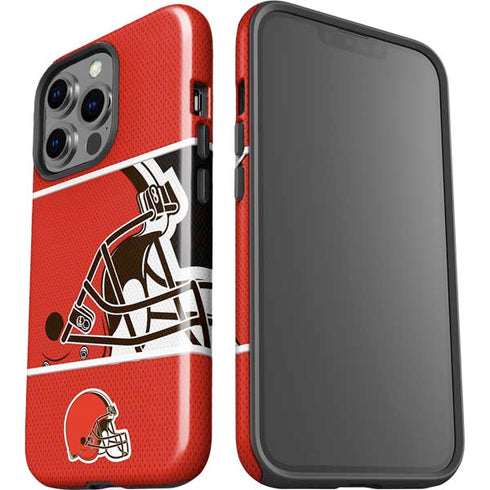 NFL Cleveland Browns Zone Block iPhone 15 Pro Impact Case