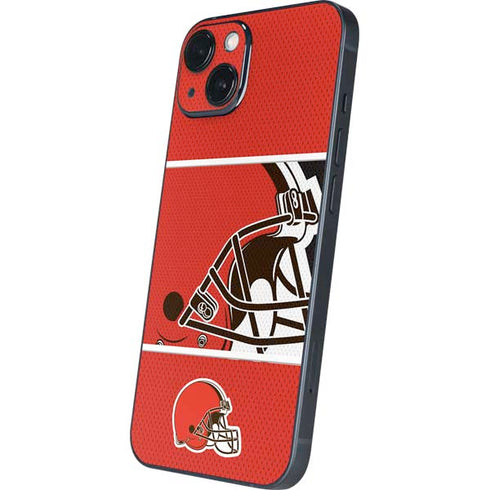 NFL Cleveland Browns Zone Block iPhone 15 Skin