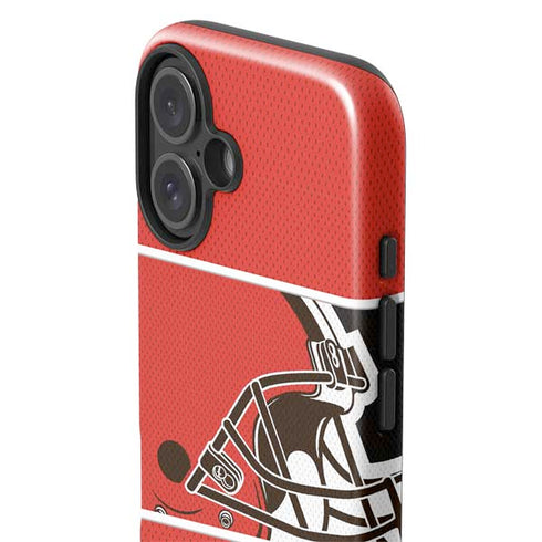 NFL Cleveland Browns Zone Block iPhone 16 Impact Case
