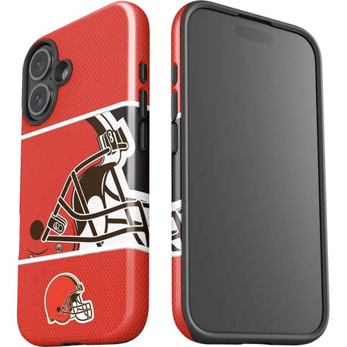 NFL Cleveland Browns Zone Block iPhone 16 Impact Case
