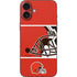 NFL Cleveland Browns Zone Block iPhone 16 Plus Skin