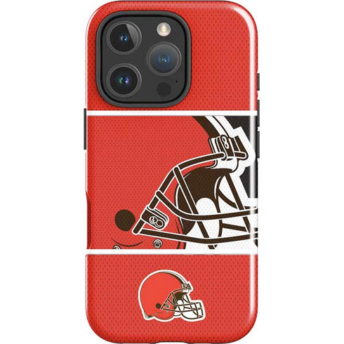 NFL Cleveland Browns Zone Block iPhone 16 Pro Max Impact Case