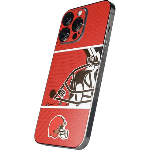 NFL Cleveland Browns Zone Block iPhone 16 Pro Skin