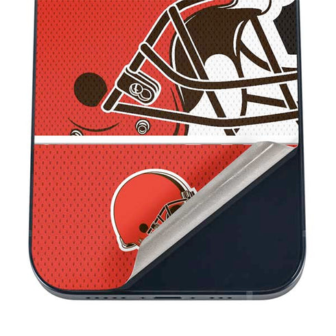 NFL Cleveland Browns Zone Block iPhone 16 Skin