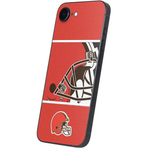 NFL Cleveland Browns Zone Block iPhone 16e Skin
