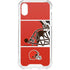 NFL Cleveland Browns Zone Block iPhone XS Clear Case