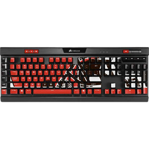 NFL Cleveland Browns Zone Block K95 RGB PLATINUM Mechanical Gaming Keyboard Skin