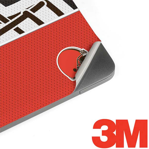 NFL Cleveland Browns Zone Block MacBook Skins